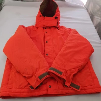 Gamehide Jacket Men’s Sz M Blaze Orange Insulated Hunting Coat Hood Pockets Warm - Image 1 of 4