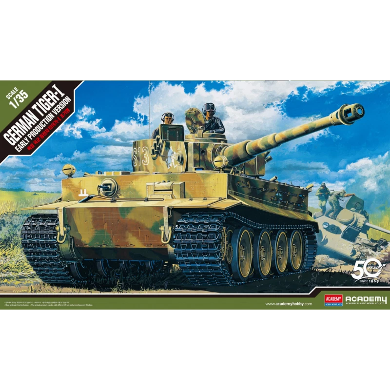 ACADEMY 1 35 CARRO ARMATO GERMAN HEAVY TANK TIGER I EARLY VERSION ART 1348
