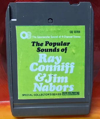Ray Conniff & Jim Nabors: Popular Sounds Vintage Quadraphonic Quad 8 Track Tape - Image 1 of 4