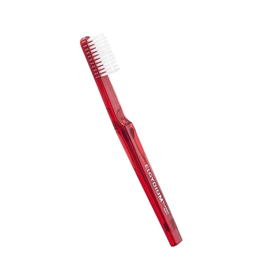 *NEW* Elgydium Classic Toothbrush- Hard, Red - Image 1 of 1