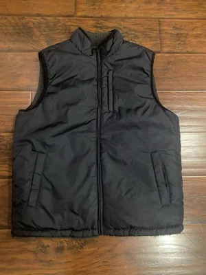 ORIGINAL WEATHERPROOF VINTAGE Puffer Vest  Mens Large Black Lined - Image 1 of 4