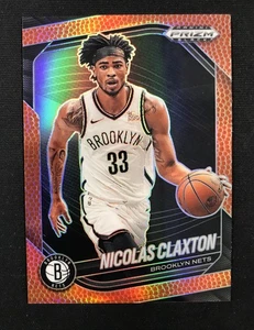 2024-25 Panini Prizm Black #120 Nicolas Claxton Brooklyn Nets Basketball /225 - Bild 1 von 2