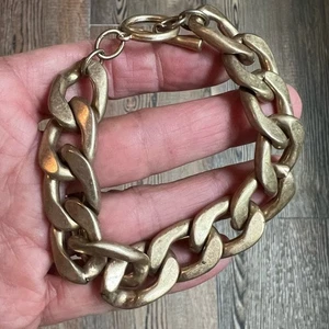 Chunky Gold Chain Bracelet - Picture 1 of 5