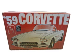 VINTAGE AMT 1:25 SCALE " 1959 CORVETTE CONVERTIBLE " STREET RODS # T393 - Picture 1 of 3