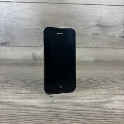 苹果 iPhone 4 型号 A1349 黑色 - 开机 - 禁用 — 第 1/4 张图片