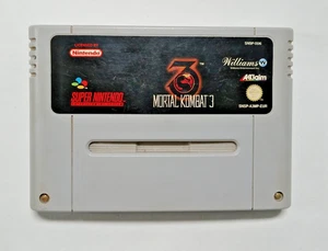 Mortal Kombat 3 Super Nintendo SNES Cartridge PAL (Tested and Working) - Picture 1 of 6