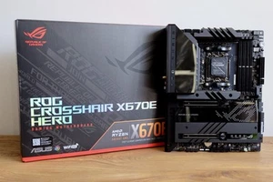 ASUS ROG Crosshair X670E HERO AM5 AMD Motherboard, Boxed, All accessories - Picture 1 of 19