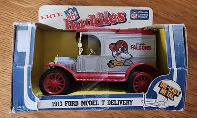 Ertl DieCast Metal 1913 Modelo T Ford Entrega NFL Huddle Réplica Banco Escala 1/25 Foto 1 de 4