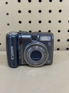 Canon Power Shot A590 IS 8MP Digital Camera For Parts - Read Description - Picture 1 of 7