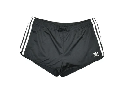 Pantalones Cortos para Correr Adidas Negro Blanco 3 Rayas Regular Talla L con Cordón Foto 1 de 4