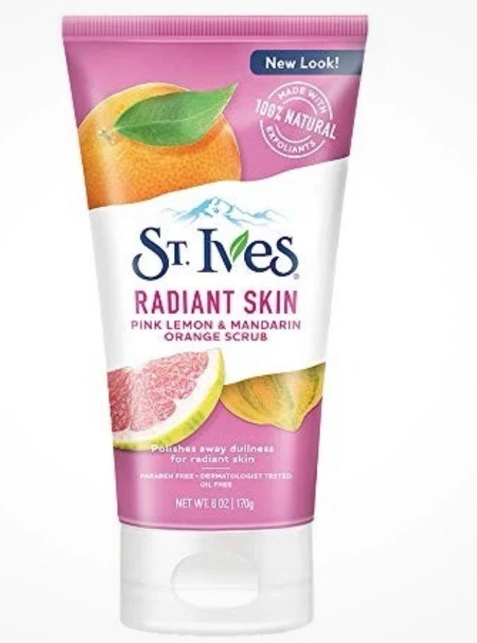 St. Ives Radiant Skin Face Scrub For Dull Skin Pink Lemon and Mandarin Orange - Image 1 of 1