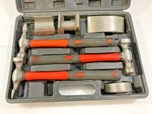 Juego de herramientas de reparación de carrocería de hierro fundido de 7 piezas para panel kit de herramientas de guardabarros martillo - Imagen 1 de 3