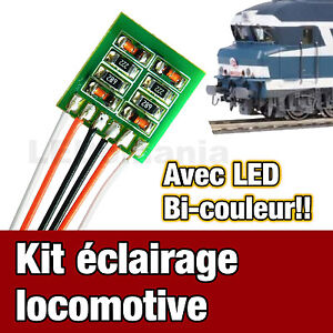 5005/1# Kit éclairage locomotive analogique LED bi couleur  - Jouef , roco, Lima