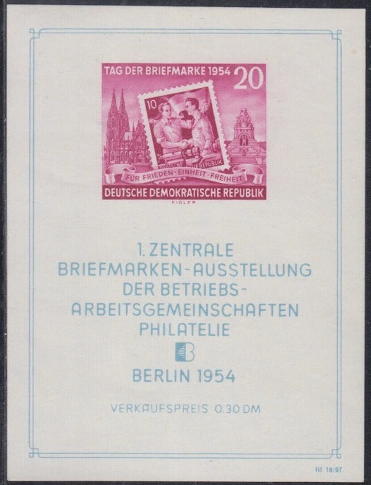 GERMANY DDR Sc #526a S/S MNH of COLOGNE CATHEDRAL - Image 1 of 1