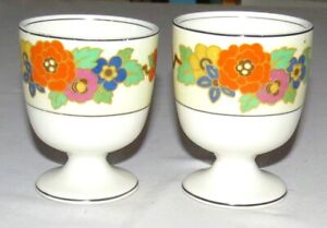 Two Vintage Large Egg Cups - Made in England