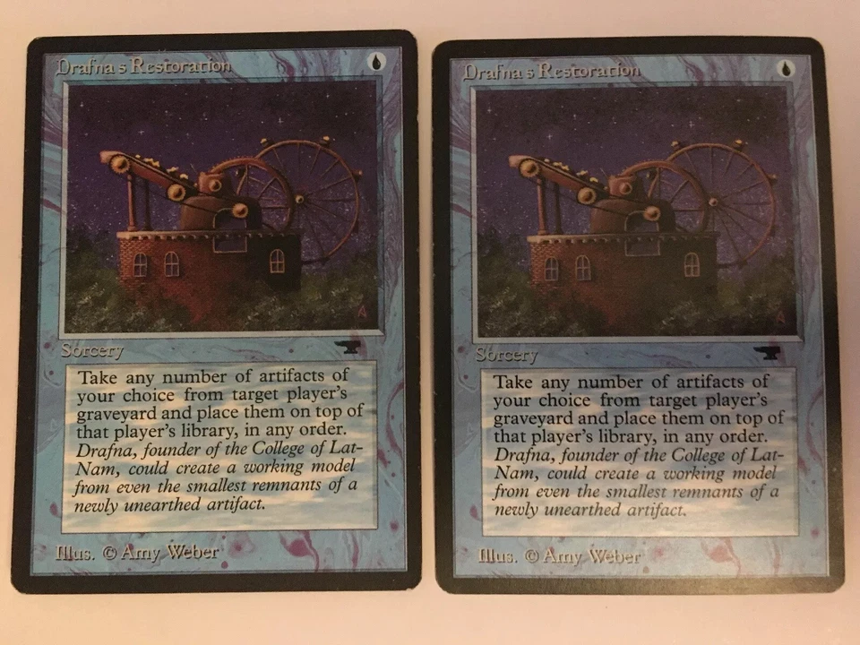 2x Drafna's Restoration - Antiquities - Magic the Gathering - MTG - LP - Image 1 of 1