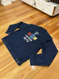 Chaqueta Denim BAPE A Bathing Ape WGM Funthera Militia Talla XL ✅ Totalmente Nueva - Imagen 1 de 7