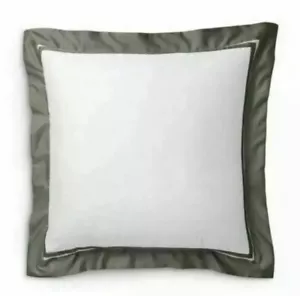 Ralph Lauren Bowery 624-TC Pima Cotton Sateen Euro Sham METROPOLITAN Gray $145 . - Picture 1 of 7