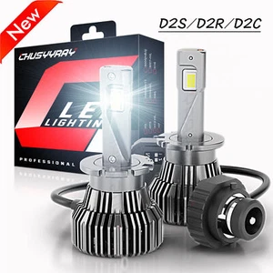 For MERCEDES-BENZ CLK430 1999-2002 D2R XENON HID Low Beam Headlight Bulbs 6000K - Picture 1 of 12