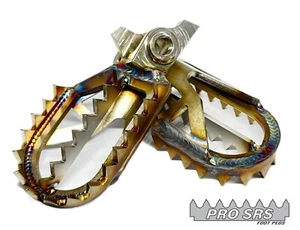 PRO SRS Foot Pegs Yamaha 2023- YZ450F YZ250F 57mm Dirt Bike - Picture 1 of 1