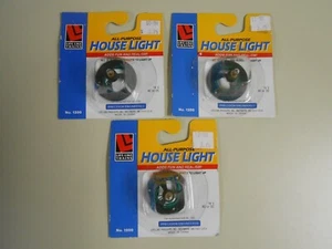 Nuevo Lote de 3 Luces de Casa Multiusos Trenes Realistas Nº 1200 Escala HO - Imagen 1 de 4