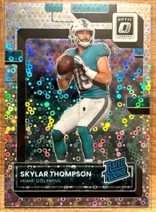 2022 Donruss Optic - Skylar Thompson - Rated Rookie - Silver Circles Prizm /125 - Picture 1 of 2