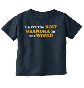 Best Grandma Nana In The World Shower Gift Toddler Boy Girl Youth T Shirt Tee - Picture 1 of 8