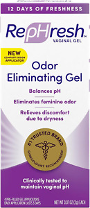 RepHresh Odor Eliminating Vaginal Gel, pH Balance Feminine Hygiene 4ct (0.07oz) 