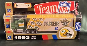 Green Bay Packers Die Cast 1993 Matchbox 75th Anniversary Tractor Trailer 1:80 - Picture 1 of 5