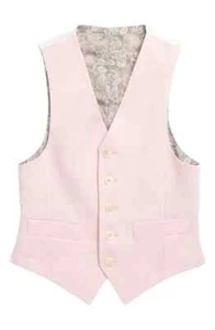 Ralph Lauren Polo Kids Pink Linen Vest Boy's Size 10 NEW NWT - Picture 1 of 2