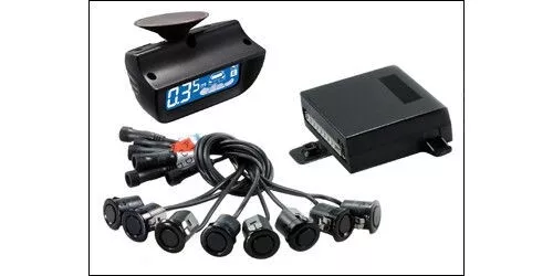 CrimeStopper CA-5025 Front & Rear Parking Assist w/ Windshield Mounted LCD - Image 1 of 2