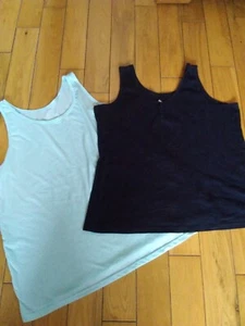 X2 womans Summer Tops cotton traders & Primark 💯 Cotton and size 18-20 vgc - Picture 1 of 7