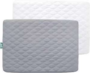Waterproof Pack n Play Mattress Protector Mini Crib Pad  Cover 39"X27" 2 Pack - Picture 1 of 5