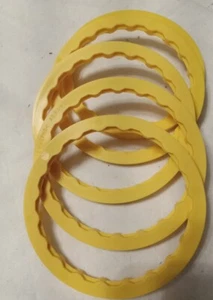Anillo amarillo con rodillo John Deere A57192 medidor tarifa baja para carro de mercancías (paquete de 5) - Imagen 1 de 3