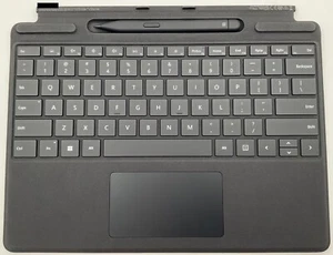 Microsoft Surface Pro Signature Keyboard Black W/ Slim Pen 2 1864 1962 8X8-00001 - Photo 1/11