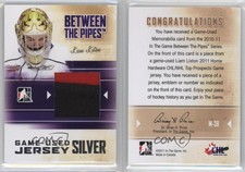 2010-11 ITG Between the Pipes Game-Used Silver Jersey /30 Liam Liston #M-38