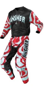 Answer Arkon Kids Youth Pant & Jersey Riding Gear Combo Dirt bike Mx Atv - Picture 1 of 3