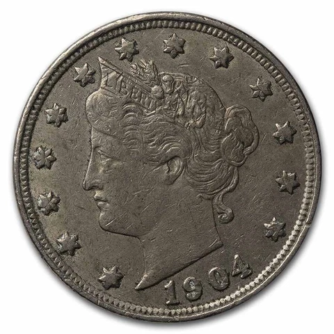 1904 Liberty Head V Nickel XF - SKU#16461 Cover