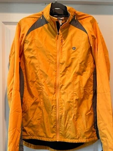 Pearl Izumi Barrier Jacket Women XL Wind Cycling Athleisure Yellow Gold - Picture 1 of 6