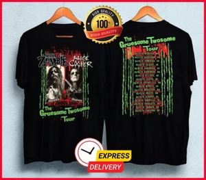 Rob Zombie Alice Cooper The Gruesome Twosome Tour Unisex T-shirt S-5XL - Picture 1 of 5