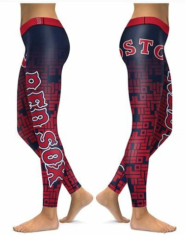 Boston Red Sox Women's Leggings Small-XXL Cover