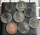 Cincin19,Lotes" Magnifico Lote De 8 Monedas 2 Maravedies De Carlos Iii,Segovia