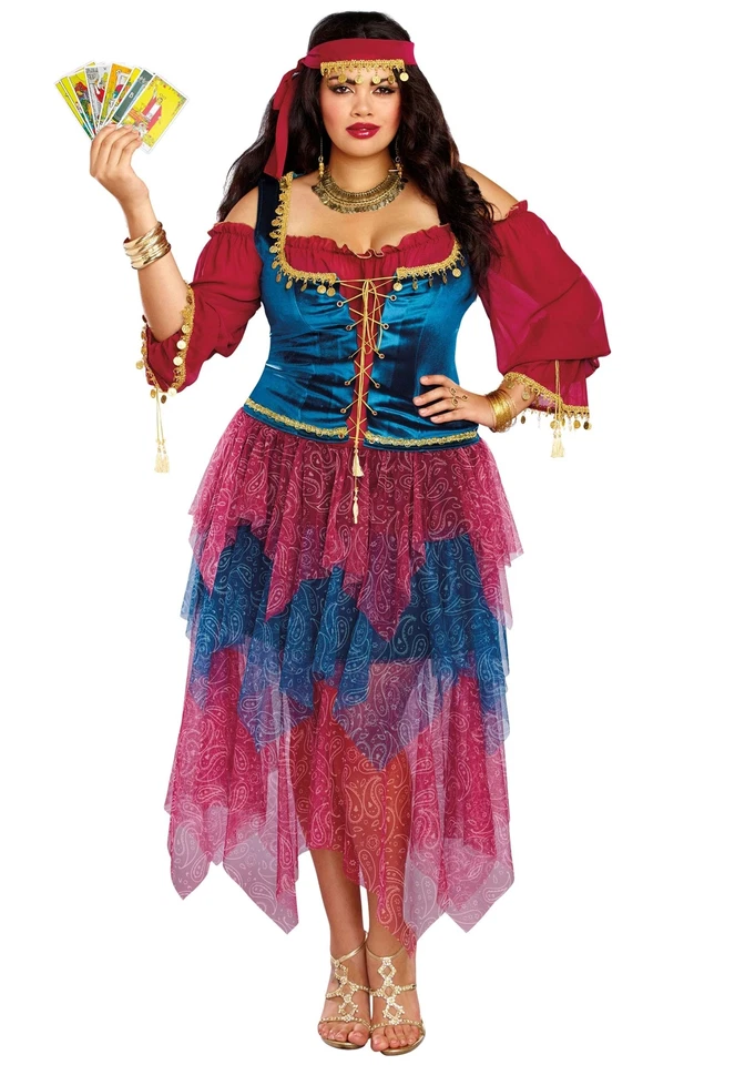 Women's Plus Size Gypsy Costume - Image 1 of 1