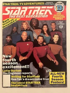 Star Trek The Next Generation Official Series Magazine #13 (Starlog 1990) - Picture 1 of 2
