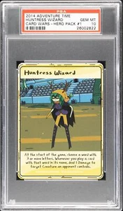 2014 Adventure Time Card Wars Huntress Wizard Hero #1 # PSA 10 - Picture 1 of 2