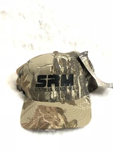NWT Real Tree Hardwoods  Camo Hunting Cap, Hat w/Logo SRM Trucker SnapBack - Picture 1 of 3