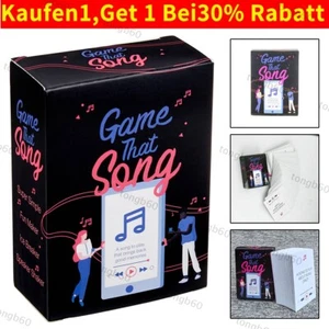 Musik Kartenspiel Das beste Lied Geschenk für Karaoke Singen,Game That Song - Bild 1 von 17