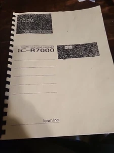 ICOM IC-R7000 INSTRUCTION MANUAL  - Picture 1 of 5