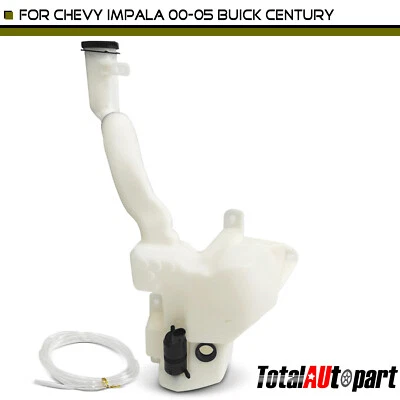Windshield Washer Reservoir with Cap & Pump for Chevrolet Impala 2000-2005 Buick - Image 1 of 4