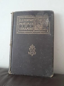 Vintage Buch 1890 Elementary Principles of Ornament Ward H/B Illustrated Art - Bild 1 von 8